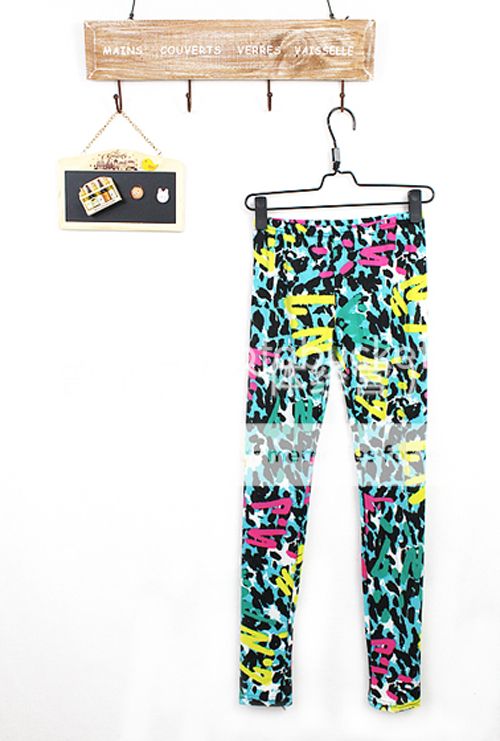 Z894 Fashion Lady Punk Funky Sexy Leggings Stretchy Tight Pencil