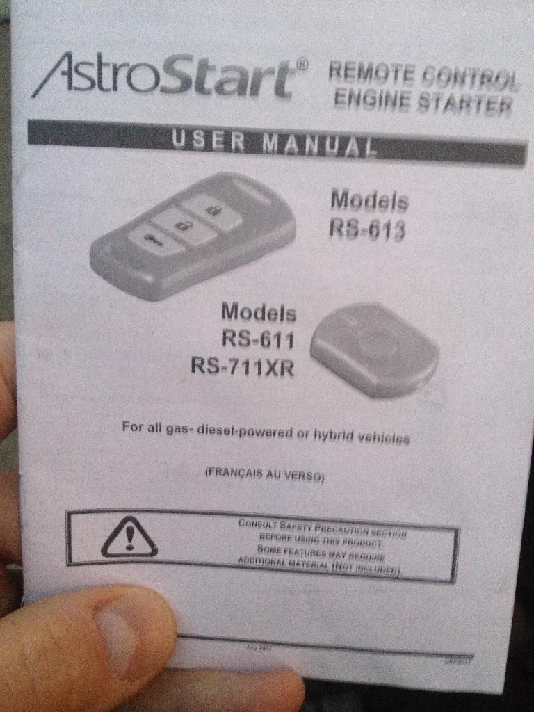 Astrostart Remote Not Working