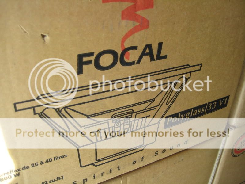 13 Focal subwoofer new Polyglass 33 V1 BNIB $399 retail price sub 