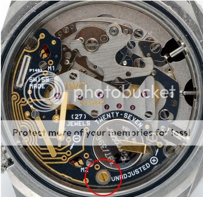 Regulating the JLC Mechaquartz or IWC Mecaquartz Movements